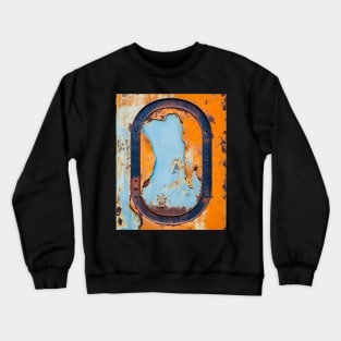 Rusty Letter "O" Monogram O initial Crewneck Sweatshirt